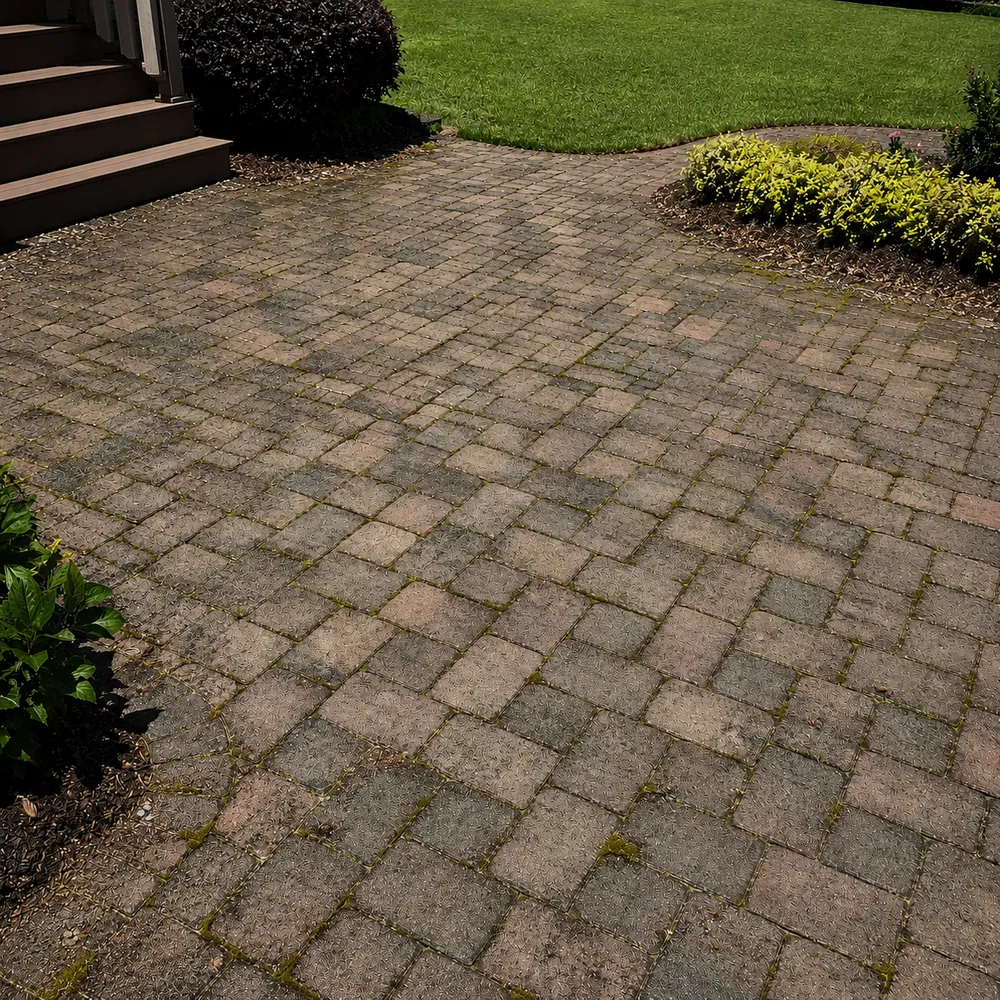 Paver restoration — before