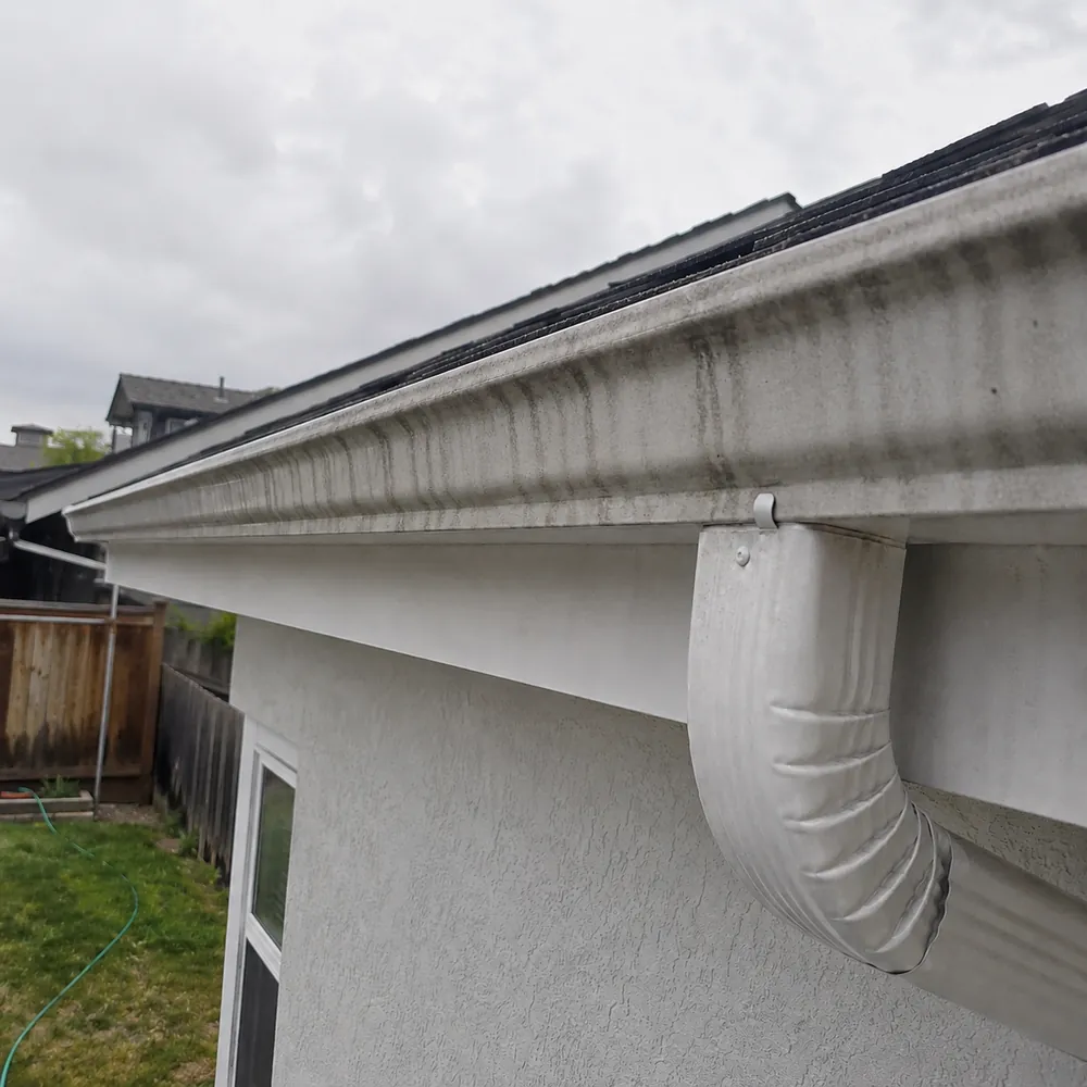Gutter brightening — before